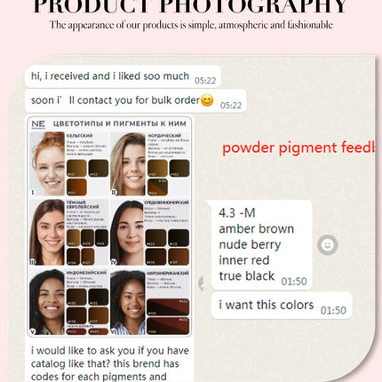 YDPMU REACH Certified Hybrid Eyebrows Pigment Set 12ml for Semi Permanent Makeup Microblading Ink Professional Tattoo Supplies