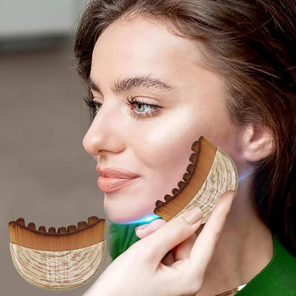 【Peace】Portable Lymphatic Contour Face Brush Multi-function Chin Reduce Puffiness Drainage Face Brushs Facial Sculpting Tool