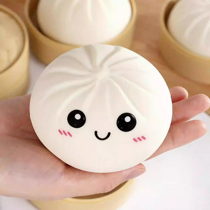 Colorful Simulated dumpling squishie Relaxing Relieve Anxiety Antistress Enhance Happiness Reusable Rebound Squeeze Reliever Toy