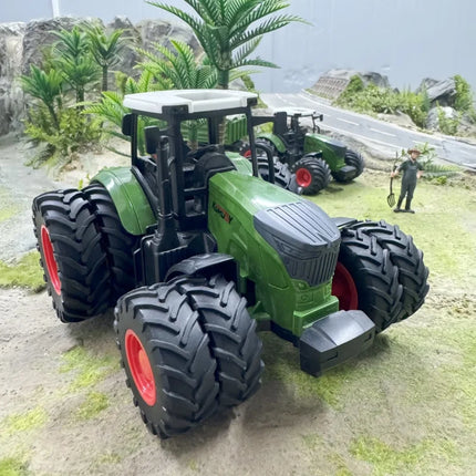 Large Scale Tractor Toys DIY Farmer Car Playset Toy Transport Trailer Engineering Birthday Gifts