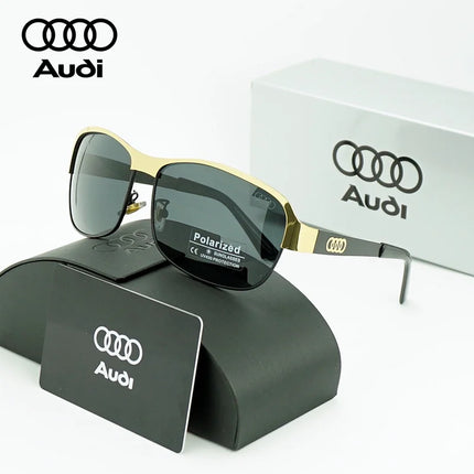 AUDI Brand Polarized Sunglasses Luxury Men Driving Sun Glasses Male UV400 Goggles Oculos De Sol Masculino