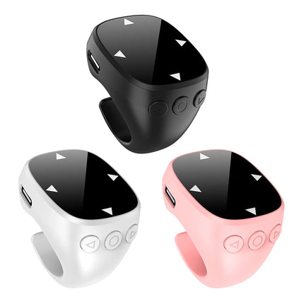 For TikTok Scrolling Ring BT 5.3 Video Scrolling Remote Control Page Turner Scroller Finger Remote for Android iOS iPhone iPad