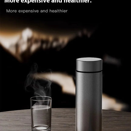 Pure Titanium Insulated Cup Men And Women'S Water Cup Portable Tea Cup Tea Water Separation Titanium Cup Cold Insulation Bottle