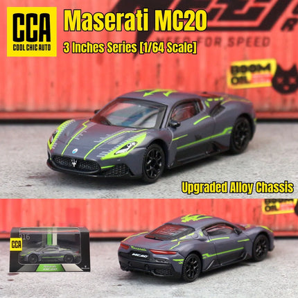 CCA 1/64 Diecast Toy Car Model Display Box Porsche BMW Volkswagen Lamborghini Chevrolet Ford Free Wheels Collection Miniature