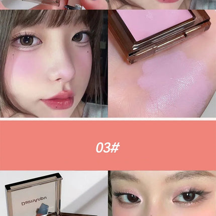 Daimanpu Ice Night Cube Blush Balm — Skin-Tone Enhancing, Matte Nude Finish, Long-Wearing, Girlie Appeal