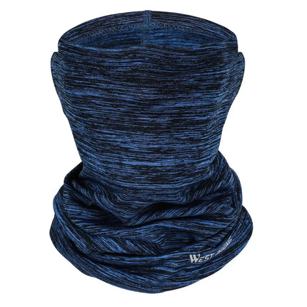 WEST BIKING Bicycle Face Mask Neck Gaiter With Headband Winter Outdoor Sports Neck Warm Scarf Half Face Mask Cycling Equipment