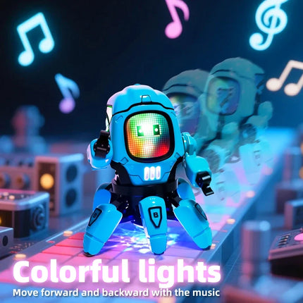 Creativity Dance Robots Music LED 6 Claws Octopus Robot Birthday Gift Toys For Children Early Education Baby Toy For Boys Girls