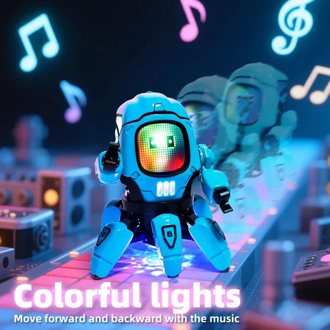 Creativity Dance Robots Music LED 6 Claws Octopus Robot Birthday Gift Toys For Children Early Education Baby Toy For Boys Girls