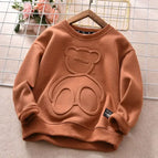 Hoodie-bear-brown / 110