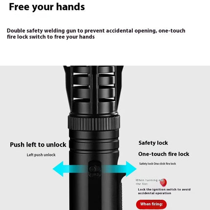 Gas Lighter Kitchen Cooking Powerful Metal Windproof Torch Flame Jet Barbecue Smoking Accessories Cigar Lighters Men's Gift