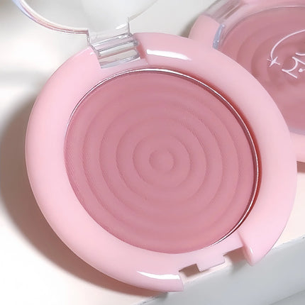 1Pc Monochrome Blush Face Mineral Pigment Peach Orange Nude Pink Matte Natural Blush Contour Shadow Cheek Blusher Cosmetics