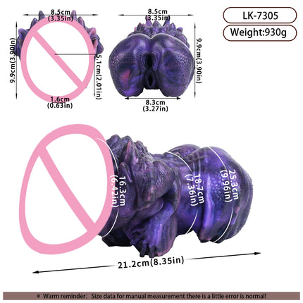 SMMQ Monster Single Channel Masturbator Alien Pocket Pussy For Male Penis Massage Onahole Tight Realistic Vaginal Sex Toy