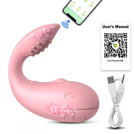 Wireless Bluetooth APP Vibrator Egg for Women Clit Clitoris Stimulator Wearable G Spot Vibrating Female Love Egg Adult Sex Toys