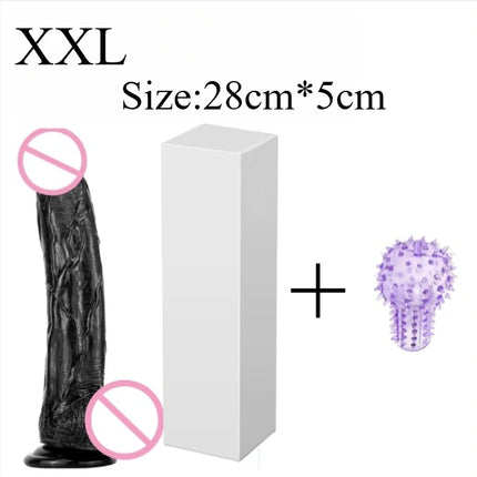 Realistic Dildo, Powerful Suction Cups for G-spot Stimulation and Anal Play,Ultra Soft Lifelike Fake Penis Dildos Adult Sex Toy