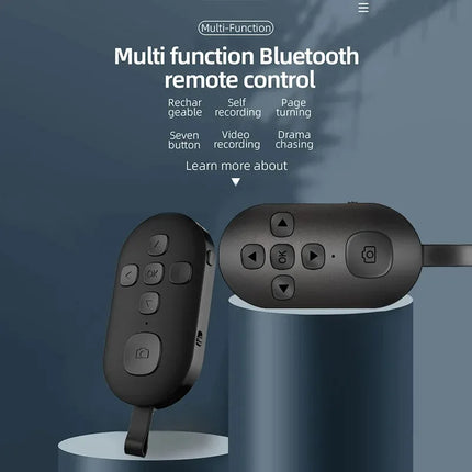 Bluetooth 5.0 Remote Controller Wireless Controller Button for Mobile Phone Selfie Shutter Release Tik Tok e-book Page Turning