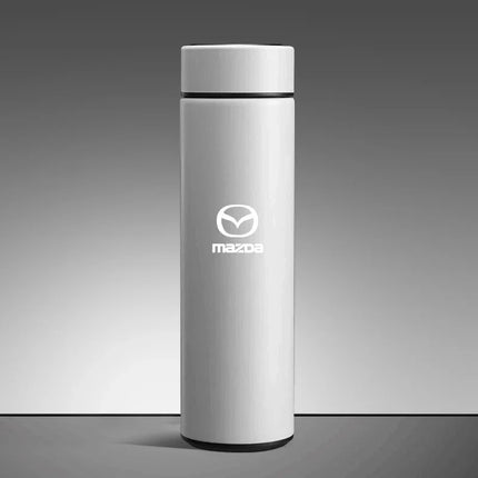 Car Smart Thermos Bottle With Temperature Display Coffee Cup For Mazda 3 6 Atenza Axela Demio CX3 CX5 MP MS RX8 Car Accessories