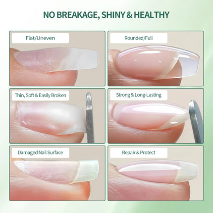 Nailpop Professional Multi-Functional Nail Building Gel For Fast Extension Nail Apex False Nail Tips Strengthener 250/15ml
