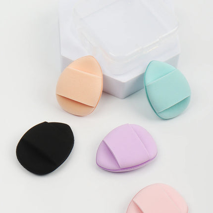 5Pcs Mini Finger Puff Foundation Small Air Cushion Powder Sponge Face Concealer Bb Cream Cosmetic Applicator Makeup Tools
