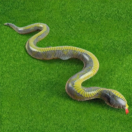 PVC Inflatable Python, Halloween Prank Prop, Terrifying Realistic Toy Snake