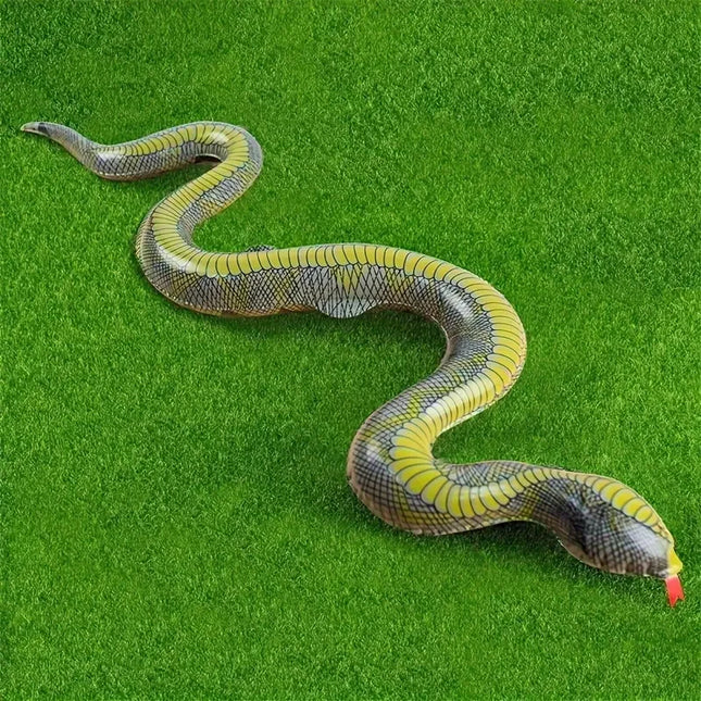 PVC Inflatable Python, Halloween Prank Prop, Terrifying Realistic Toy Snake
