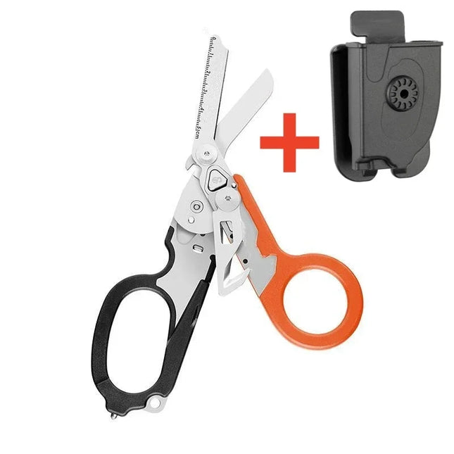 Multifunction EMT Shears Tactical Folding Scissors First Aid Medical Stainless Steel Bandage Emergency Outdoor Survival EDC Tool