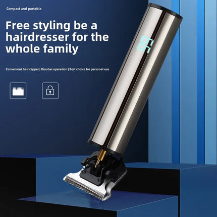 Men's Professional Hair Clipper USB Charging Hair Trimmer Electric Hair Cutting Machine Vintage Hair Cutting Kit with Guide Comb