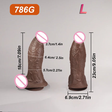 Huge Thick Dildo for Women G-Spot Realistic Dildo Masturbator Big Dick Vibrator Anal Penis Dildo Adult Sex Toy Supplies