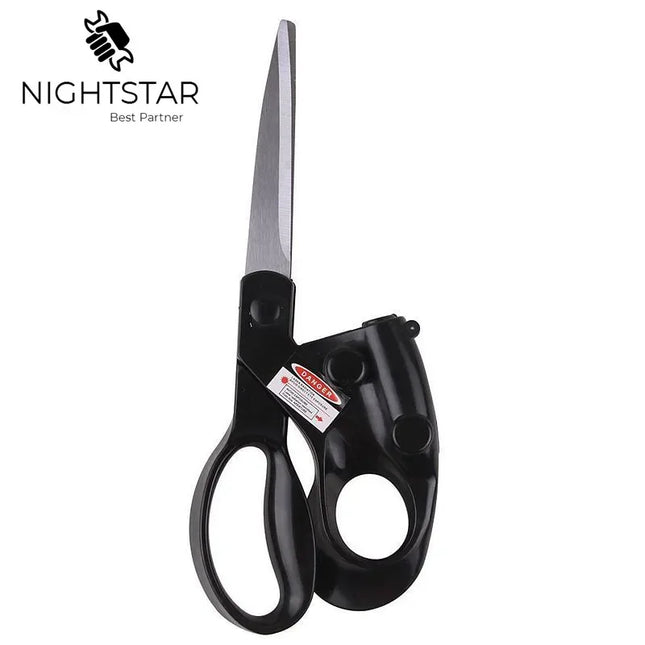 2026 Popular New Professional Laser Guided Scissors For home Crafts Wrapping Gifts Fabric Sewing Cut Straight Fast Scissor Shear