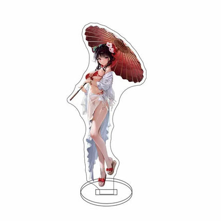 Anime Nikke Goddess Of Victory Figures Model Plate Sexy Girl Cute Girl Pattern Key Ring Acrylic Standing KeyChain for Women Men