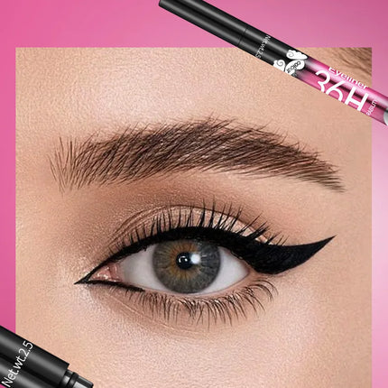 2/5/10pcs Black waterproof sweat-proof eyeliner pencil set, long-lasting and non-smudging beginners perfect gift for beginners