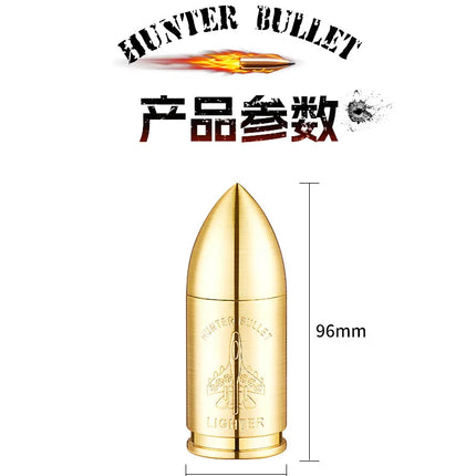 Metal Creative Bullet Sculpture Windproof Double Jet Flame Gas Torch Lighter Decoration Collection Cigar Lighters Gifts For Men