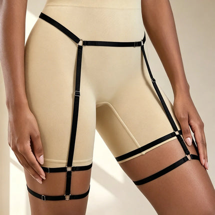 Women Elastic Thigh Garter Belt Leg Strap Punk Exotic Clothing Suspender Gothic Body Harness Daily Wear or  Holiday Accessories