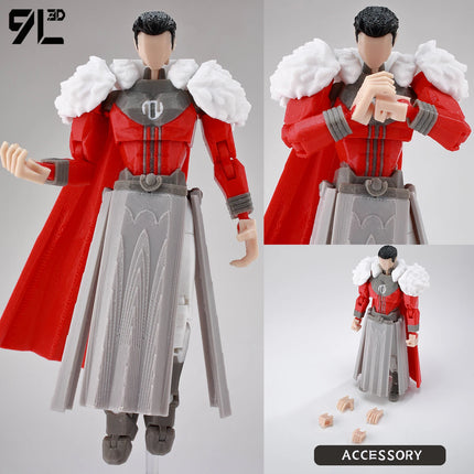 9L3D Printed Indomitable Hero Tech Jacker Lucky13 Action Figure Dummy13 Multi-Jointed Collectible Model Toy T13 Birthday Present