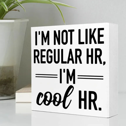 1pc, Country Humor Human Resources Canvas Prints Wall Art Decor Desk Sign I'm  Cool HR Poster Artwork Home Office Decor Decor