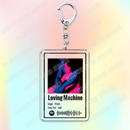 TV Girl Songs Keychains for Women Accessories Bag Cigarettes Out The Window Lovers Rock Not Allowed Keying Jewelry Fans Gifts