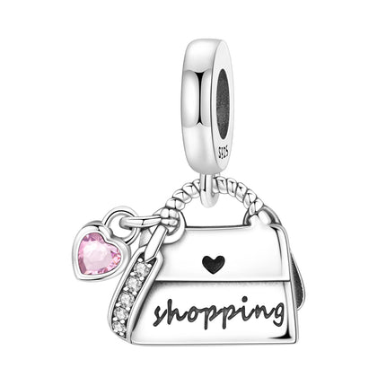 S925 Sterling Silver Charm Bead Angel Prayer Travel Memorial Pendant Fine Birthday Gift Fit Bangle Bracelet Necklace DIY Jewelry