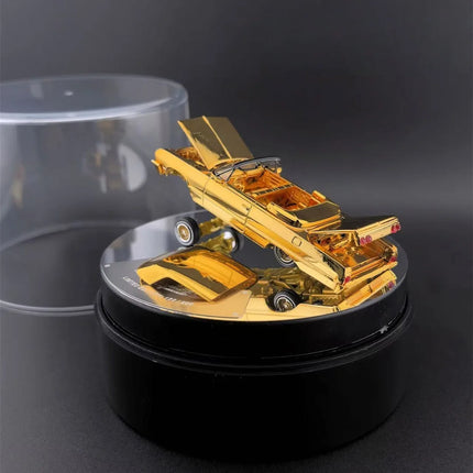 FineWorks 1/64 Impala HZ Exhibition Limited Edition Jumping Car  Painted alloy car mode