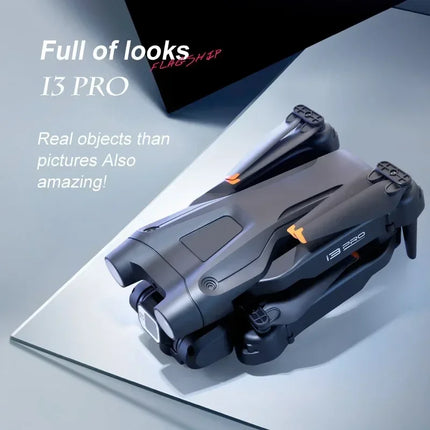 NEW i3 Pro Foldable Quadcopter Drone: 4K HD Dual Camera, Optical Flow, RC Toy with Gifts