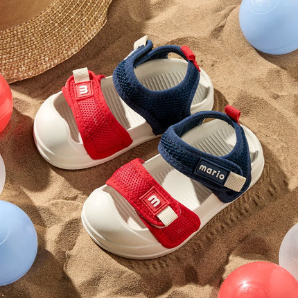 Cheerful Mario Children's Sandals Boys Girls Outdoor Sport Sandals for Kids