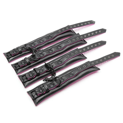 SM Sex Handcuffs Ankle Cuffs  Bdsm Collar Adult Toys  Bdsm Bondage Set Exotic Accessories Sex Toys Adult Games