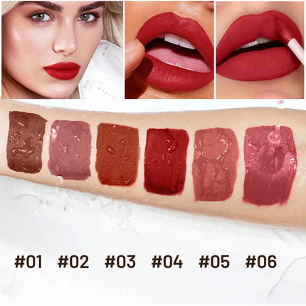1Pc Velvet Matte Lipstick Lip Gloss Non Stick Cup Stain Makeup Beauty For women Waterproof Long lasting Cosmetics