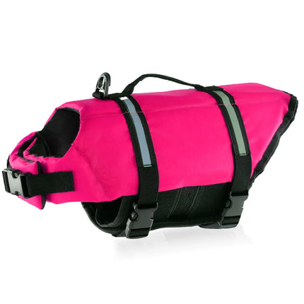 Summer Dog Life Jacket Reflective Adjustable Large Dogs Swimwear Safety Vest Surfing Sailboat Enhanced Buoyancy Pet Lifejackets