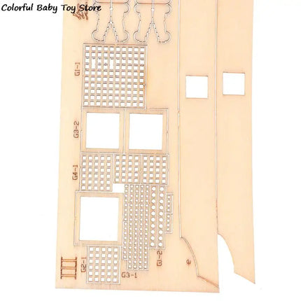 Assembling Building Kits Ship Model Wooden Sailboat Toys Sailing Model Assembled 1:100  Wooden Kit DIY