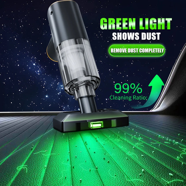 CENRR 98000PA Mini Car Vacuum Cleaner Cordless Powerful Wireless Car Cleaner Handheld Air Gun Portable Vacuum Cleaner