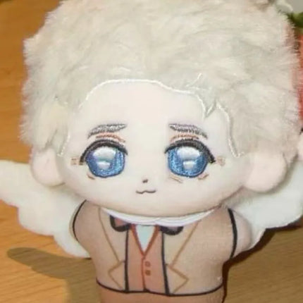 Anime Peripherals Aziraphale Starfish-shaped Figure Puppet Crowley Figurine Cotton Doll Decoration Collection Toys Gifts