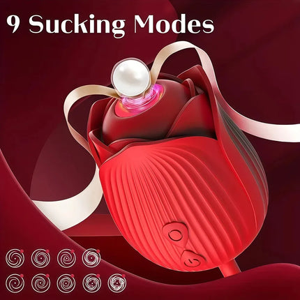 Powerful Sucker Vibrator Female Telescopic Nipple Clitoris Stimulation Dildo Thrusting Licking Vagin Massager Adult Sex Toys