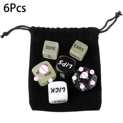 6/12 Sides Exotic Toys Sex Dice Toys for Couples Adults Games Sex Toys Romance Love Hunour Flirting Bar Erotic Crap Dice