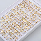 Gold / 100 PCS  (OPP Bag) / 16mm