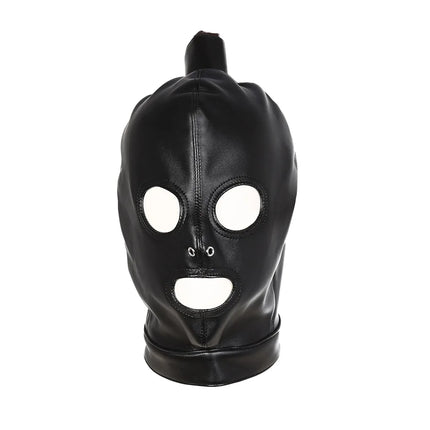 Professional Pony Play Mask with Hair Ponytail BDSM Bondage Hood Shoulder Harness Set Slave Role Play Fetish Gear Adult Toy