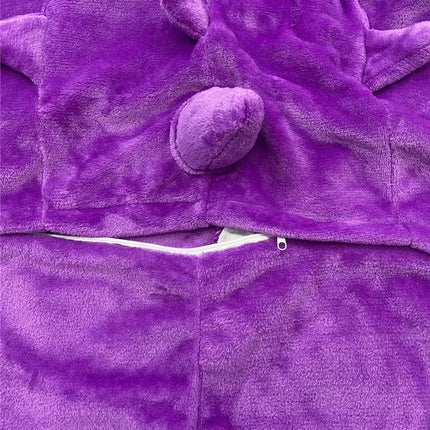 TAKARA TOMY Gengar Costume Onesie Kigurumi Flannel Zipper Women Pajamas Anime Jumpsuit Homewear Halloween Party Set